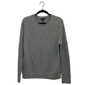 Lands’End cable knit sweater l/large